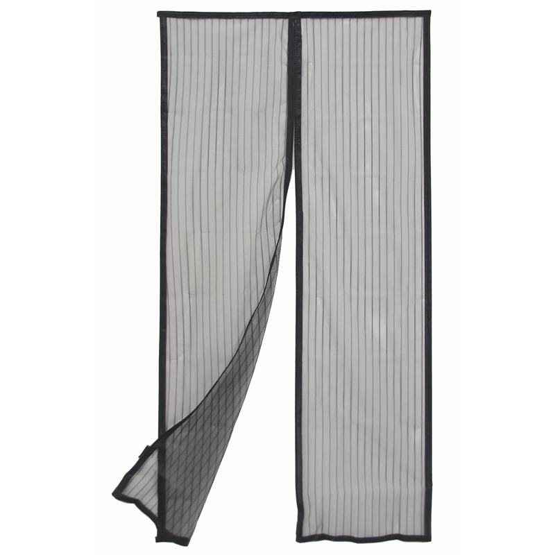 Magnetic Fly Screen Door - Black, 60cm (W) x 180cm (H)